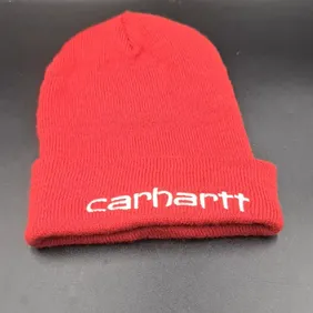 Mens Carhartt Red Teller Watch Beanie