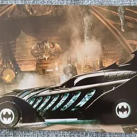 Batman Forever Post Card 13 The Batmobile, Slow Dazzle Worldwide