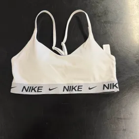 Small Nike running bra white 