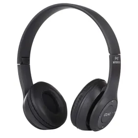 Brand New P47 Foldable Wireless Bluetooth Headphone with 3.5mm Audio Jack, Support MP3 / FM / Call(B