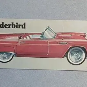 Thunderbird motor car Bookmark, USA, 1988