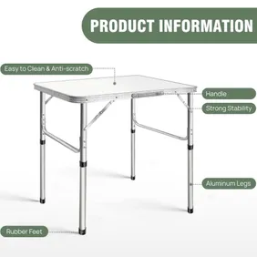 Camping and Garden Folding Table 