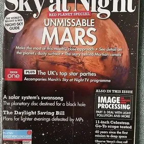 Sky At Night magazine, March 2012, Unmissable Mars, no CD