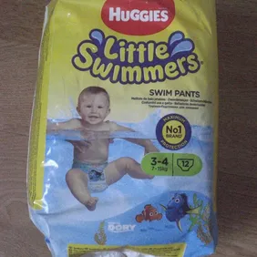 Brand new, unopened pack of 12x Huggies Little Swimmers swim pants, size 3-4 (7-15kg). Perfect condi