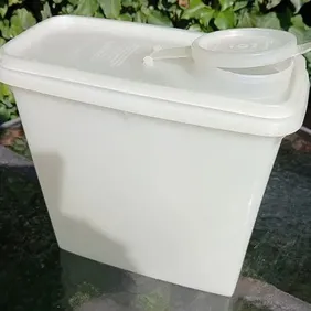 Tupperware Large Storage Container, vintage retro mid century