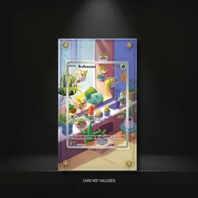 Bulbasaur 143/142 Pokémon Extended Art Protective Display Case - Screw Case - Stellar Crown