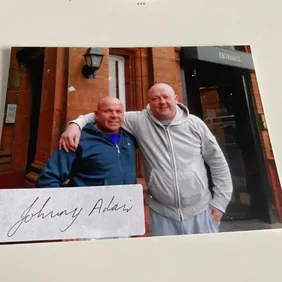 Johnny Adair MAD DOG Skelly signed autograph IRA C-Company krays gangs 5x7