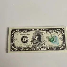 Authentic Noonan's Signed Dollar with Thumbprint - Gangster Memorabilia Collector's alert! Grab an a