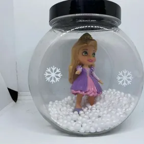 Princess snow globe figure toy Christmas present