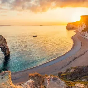 Durdle Door Dorset - Photographic Print Greetings Card