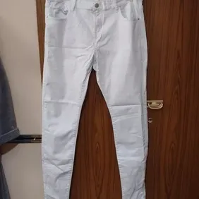 White Stretchy Skinny Jeans Size 12 White Stretchy Skinny Jeans Size 12. Worn once but to big says s