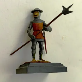 Historex Medieval Pikeman 65mm Vintage Lead Soldier