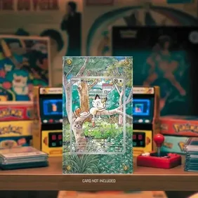 106/094 Meowth Extended Art Protective Case Pokémon - Card Not IncludedPhantasmal Flames