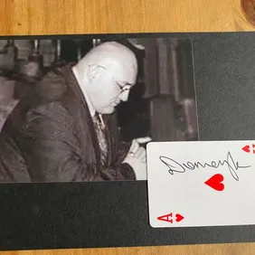 Domenyk Noonan signed autograph casino card