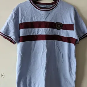 Rare West Ham United 125 years short sleeve sweatshirt unisex size small