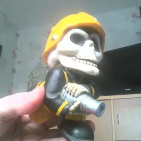 NEMESIS NOW FIREMAN FIGURINE RARE NEW IN PERFECT CONDITION WITH NO MARKS OR SCRATCHES.