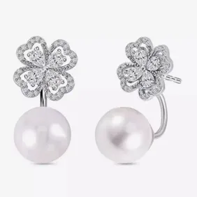 Floral Ball Stud Earrings