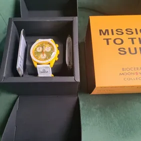 Mission to the sun watch by Swatch x omega