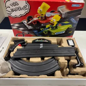 The Simpsons micro scalextric