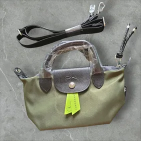 Brand New Longchamp Le Pliage Small Handbag - Khaki with TagsNever used, authentic Longchamp Le Plia
