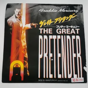 Rare Japanese promotional 7-inch single features the iconic Freddie Mercury with his hit song "The G