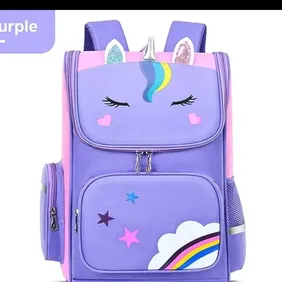 Unicorn kids backpack girls School bags waterproofKids school bag,Large Capacity