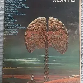 Science Fiction Monthly 7, Arthur Clarke, Ian Miller, Kirby, 16" x 11", NEL 1974