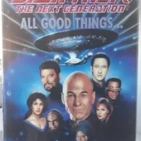 STAR TREK (TNG): ALL GOOD THINGS, Michael Jan Friedman, US hdbk 1994