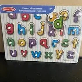 Alphabet wooden Peg Puzzle - New and sealed