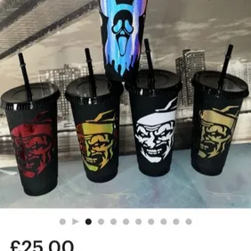 Chill with Thrills: 24oz Horror-Inspired Cold Cups