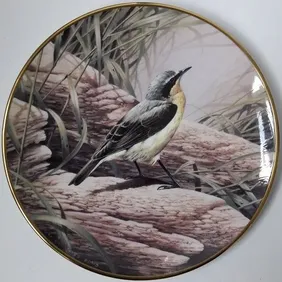 Wedgwood 'WHEATEAR' PLATE, Retro, vintage