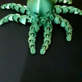 Grasp the Ocean's Charm - Green Octopus Keychain