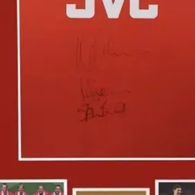 Signed By The Famous Arsenal Back 4