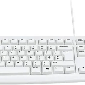 Logitech KI20 Euro Layout - Sleek Off-White Keyboard