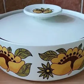 J&G Meakin 'Bermuda' Vegetable Dish, retro, 1970s vintage