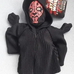 Star Wars Buddies: Darth Maul plush Beanie, 7", 1999