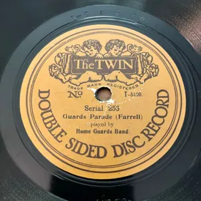 The Home Guards Band; Zonaphone 1910 78rpm Shellac