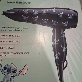 Disney stitch hairdryers £10 each or 2 for £15 all brand new and boxed