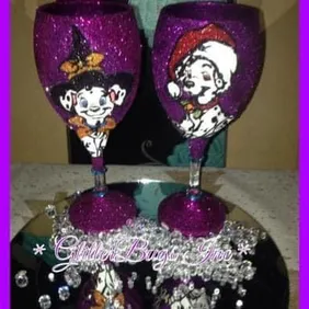 Celebrate with Spots! 101 Dalmatians Wine Glasses