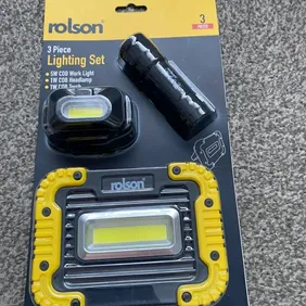 Rolson 3 Piece Lighting Set