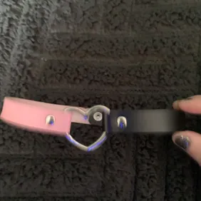 Black and pink choker