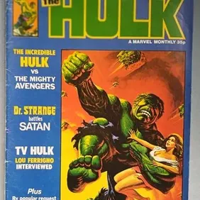 Rampage Monthly 8, Hulk, Dr Strange, X-Men, Lou Ferrigno, Marvel UK, Feb 1979
