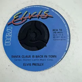 Elvis Presley - Santa Claus is back in town - 7" vinyl single - gen/vg+