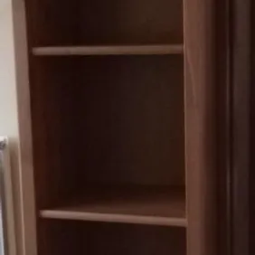 Wooden bookcase. High deep shelves. Excellent condition 