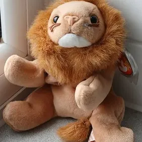 Roary the Lion, TY Beanie Baby, 1996