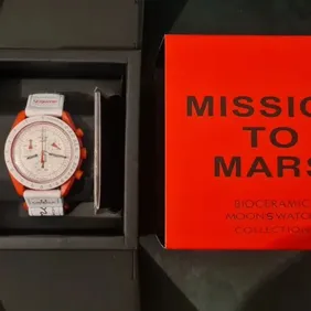 Mission to Mars Moonswatch by Swatch x Omega BNIOB