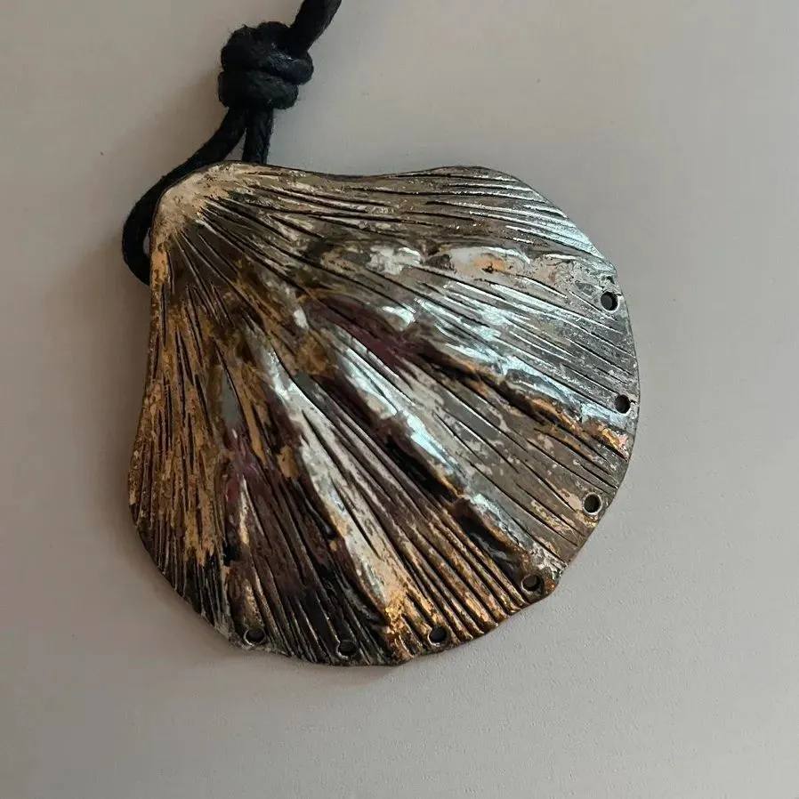 Elegant Sterling Silver Seashell Pendant Necklace: Ocean-Inspired ...