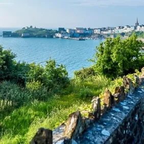 Tenby Bay North Wales - Photographic Print Greetings Card