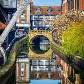 High Bridge (The Glory Hole) Lincoln - Photography Print Greetings Card