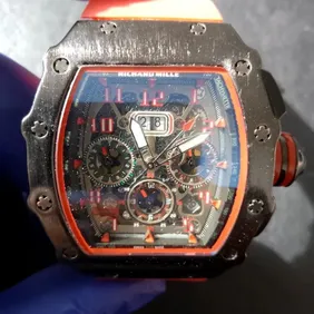 Good and stunning Richard Mille RM011 Watch needs a service to tell the time again and comes with th